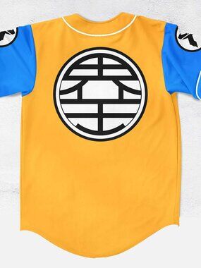 Excision Goku Kame Kai Dragon Ball Z Baseball Jersey
